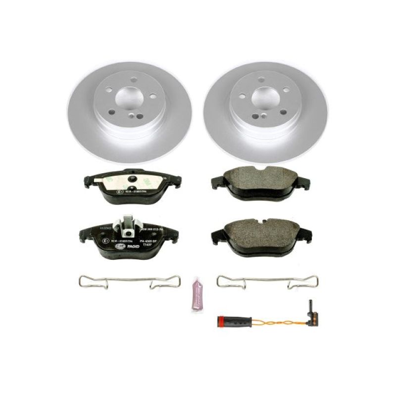 Power Stop 12-15 Mercedes-Benz C250 Rear Euro-Stop Brake Kit Brake Kits - OE PowerStop