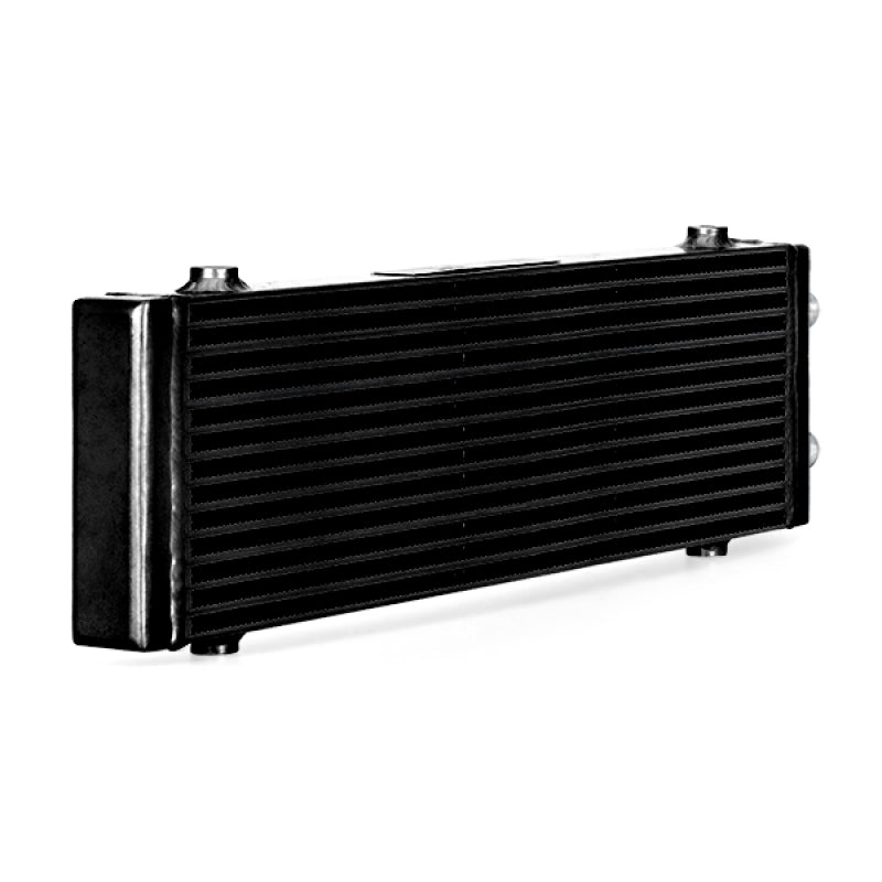 Mishimoto Universal Large Bar and Plate Dual Pass Black Oil Cooler Oil Coolers Mishimoto