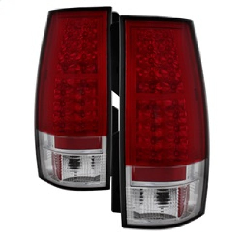 Spyder Chevy Suburban/GMC Yukon/Yukon Denali 07-14 LED Tail Lights Red Clear ALT-YD-CSUB07-LED-RC Tail Lights SPYDER
