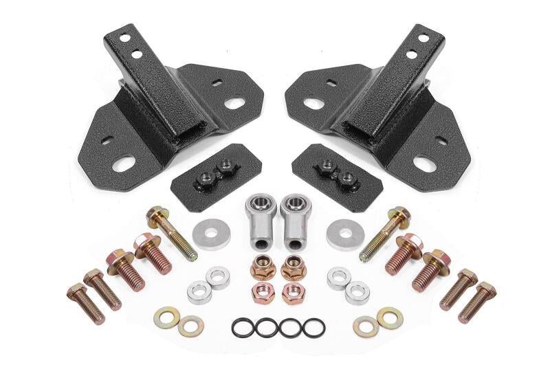 BMR Suspension 24-25 Ford Mustang Rear Steel Shock Mount - Black Hammertone Shock Mounts & Camber Plates BMR Suspension