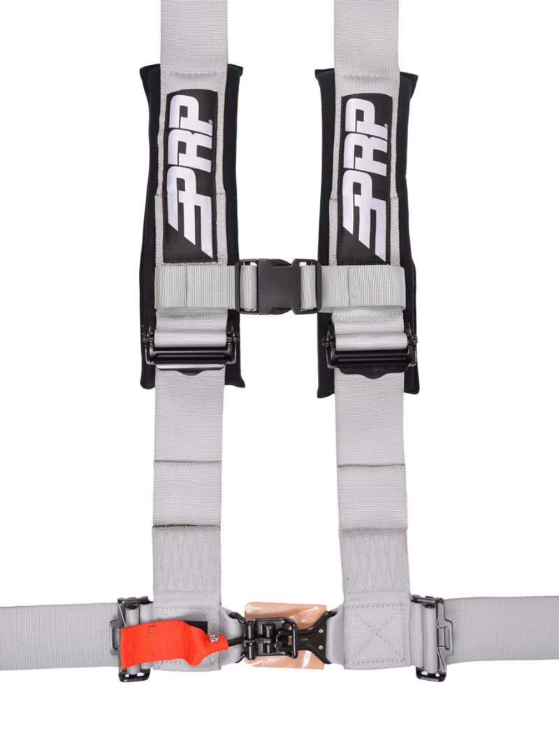 PRP 4.3 Harness- Silver Seat Belts & Harnesses PRP Seats