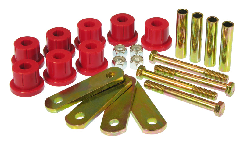 Prothane 67-81 Chevy Camaro HD Shackle Bushings - Red Bushing Kits Prothane
