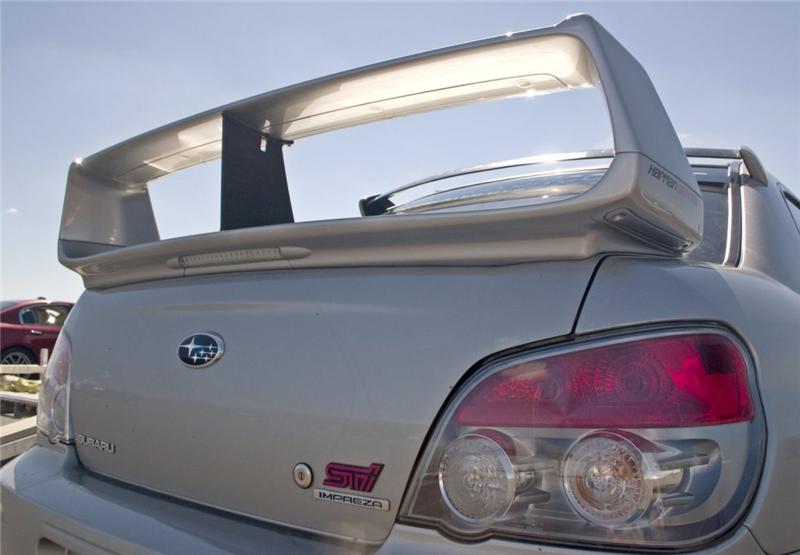 PERRIN 02-07 Subaru STI Wing Stabilizer - Black Spoilers Perrin Performance
