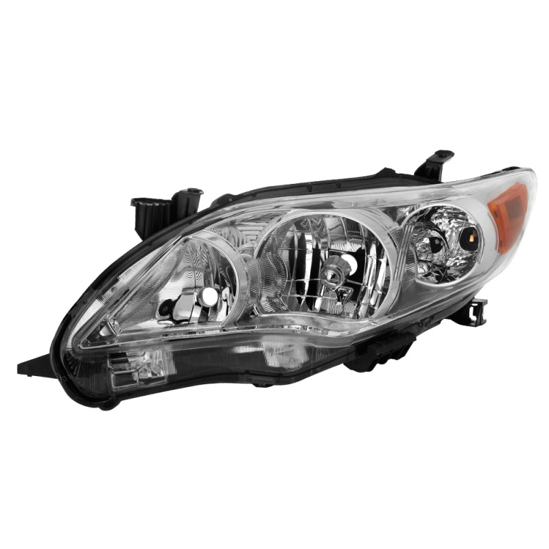 xTune Toyota Corolla 11-13 Driver Side Headlights - OEM Left - Chrome HD-JH-TCO11-OE-L Headlights SPYDER