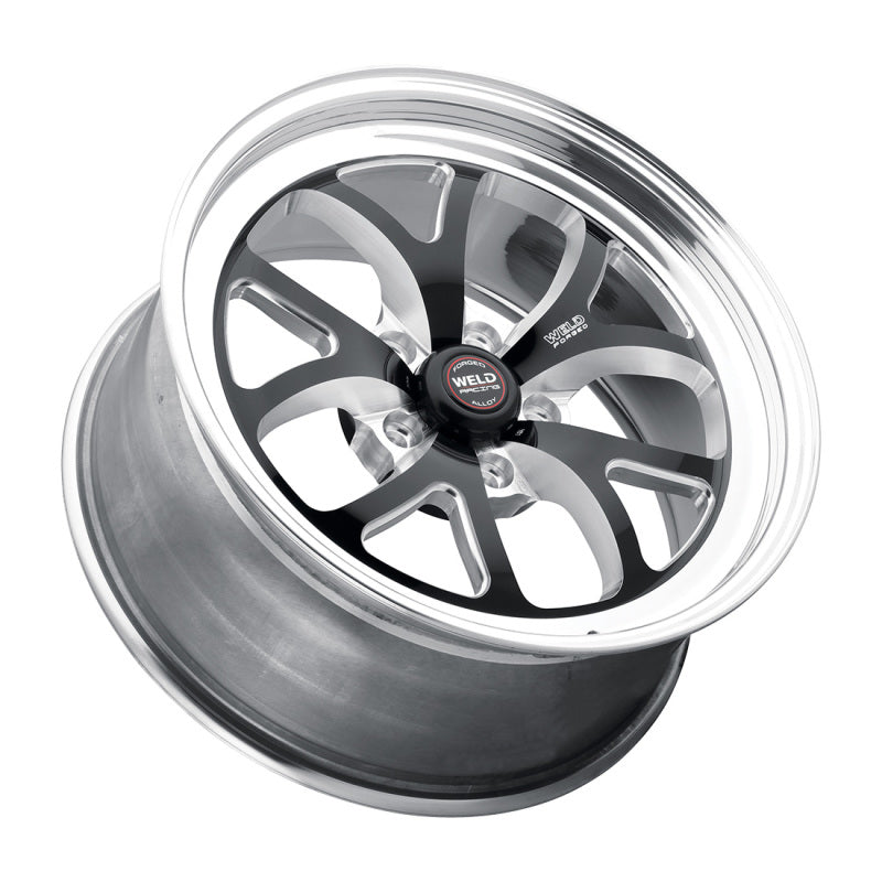 Weld S76 15x11.33 / 5x4.5 BP / 4.5in. BS Black Wheel (Low Pad) - Non-Beadlock Wheels - Forged Weld
