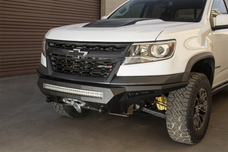 Addictive Desert Designs 17-18 Chevy Colorado Stealth Fighter Front Bumper w/ Winch Mount Bumpers - Steel Addictive Desert Designs