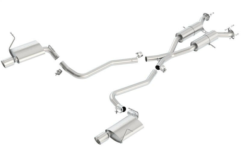 Borla 11-16 Jeep Grand Cherokee Limited/Laredo 5.7L 8cyl 4WD/RWD SS Catback Exhaust Catback Borla
