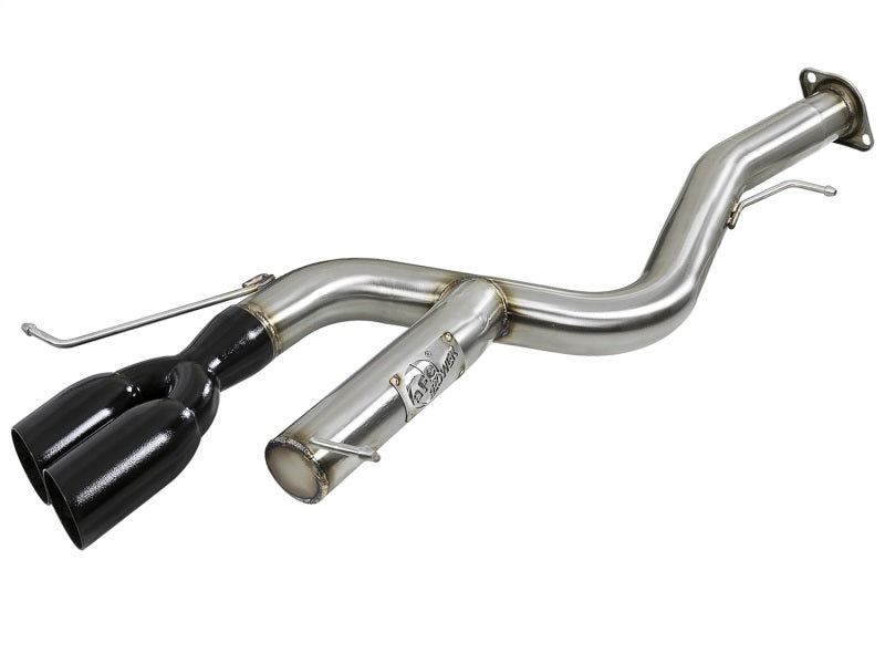 aFe MACHForce XP 08-13 BMW 135i L6-2.0L N54/N55 3in. 304 SS Axle-Back Exhaust w/Black Tips Catback aFe