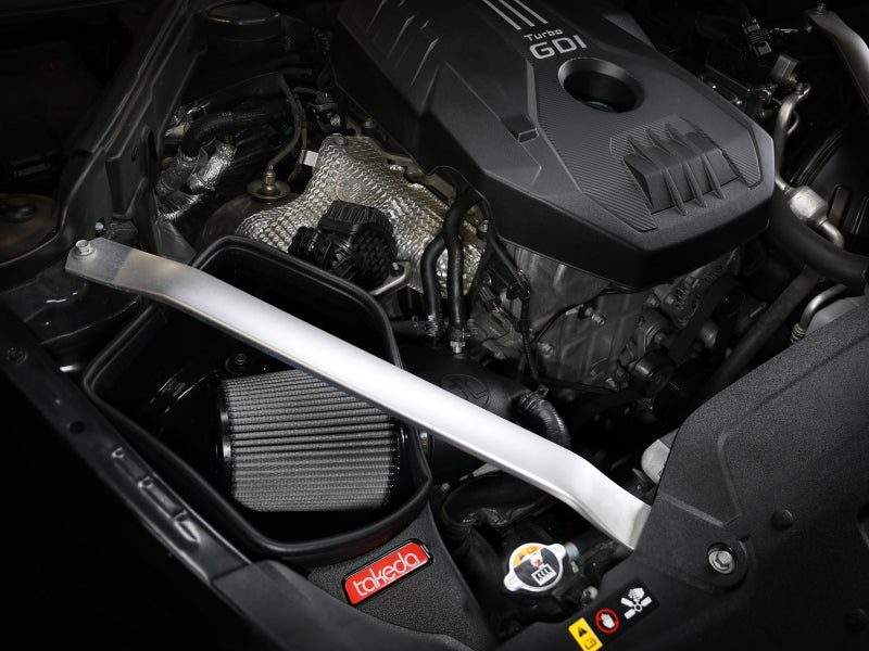 aFe 18-21 Kia Stinger L4 2.0L (t) Takeda Stage-2 Cold Air Intake System w/ Pro DRY S Filter Cold Air Intakes aFe