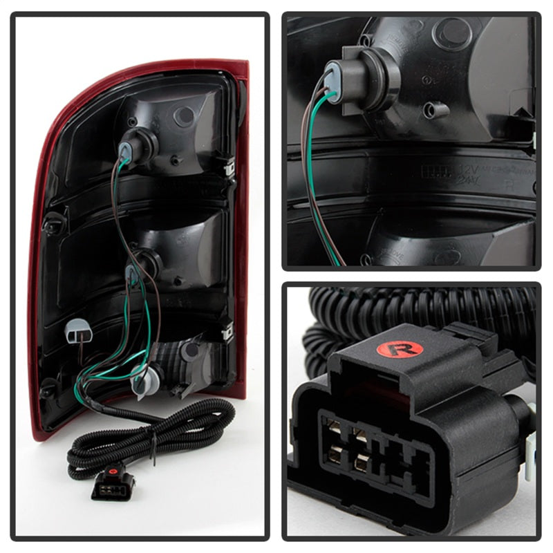 xTune GMC Sierra 2007-2013 Passenger Side Tail Lights - OEM Right ALT-JH-GS07-OE-R Tail Lights SPYDER