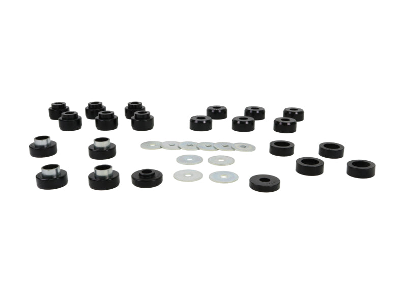 Whiteline 1987-1995 Jeep Wrangler Body Mount Bushing Set Bushing Kits Whiteline