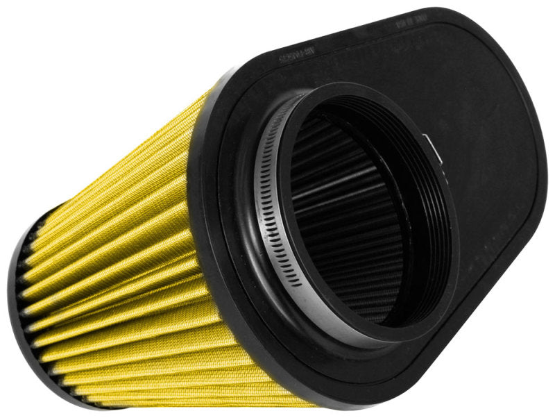 Airaid Universal Air Filter - Cone 4-1/2in FLG x 11-1/2x7in B x 9x4-1/2inTx 7-1/4in H - Synthaflow Air Filters - Universal Fit Airaid
