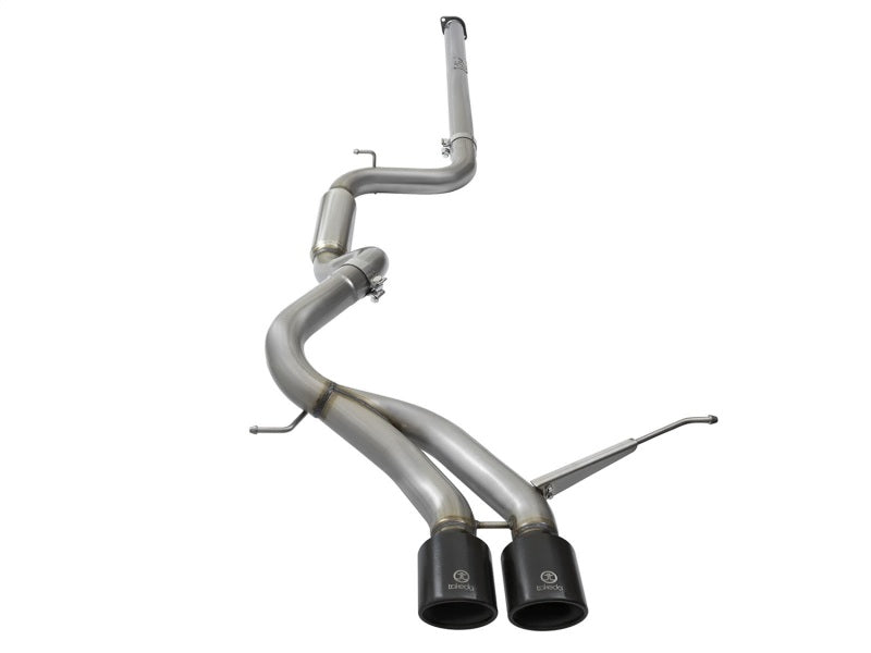 aFe Takeda 3in SS Exhaust Cat-Back 13-16 Ford Focus ST 2.0L Black Tips Catback aFe