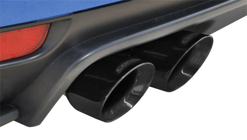 Corsa 2008-2014 Subaru Impreza Hatchback STI 2.5L Turbo Manual Black Sport Cat-Back Exhaust Catback CORSA Performance