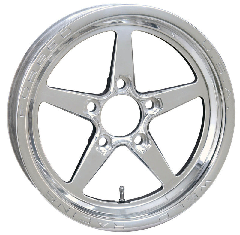 Weld Alumastar 1-Piece 15x3.5 / 5x4.75 BP / 1.75in. BS Polished Wheel - Non-Beadlock Wheels - Forged Weld