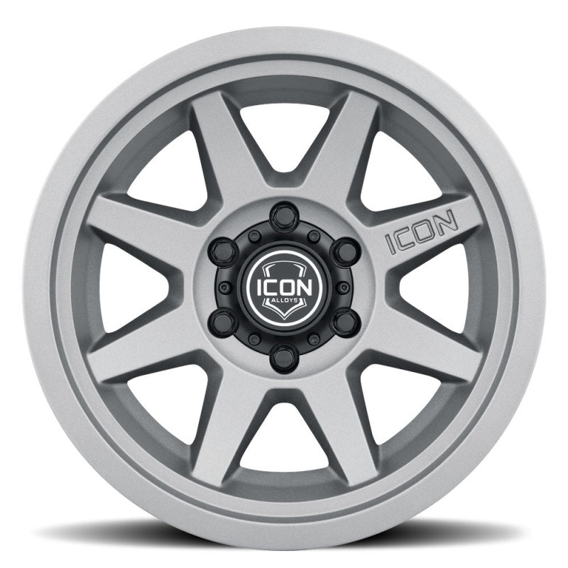 ICON Rebound SLX 17x8.5 6 x 135 6mm Offset 5.75in BS 87.1mm Bore Charcoal Wheel Wheels - Cast ICON