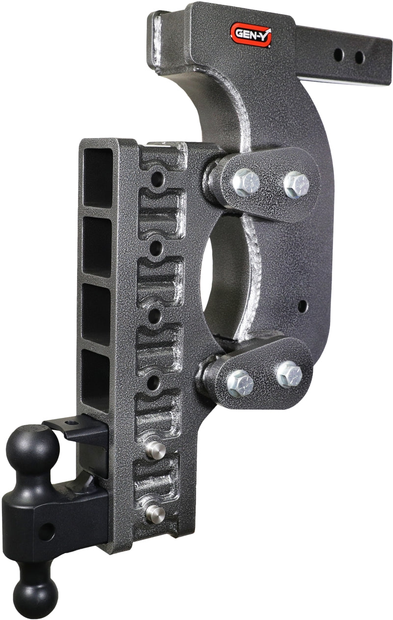 Gen-Y The Boss Torsion-Flex 2.5in Receiver 21in Drop Hitch w/Dual-Ball/Pintle Lock/Stab Kit Hitch Receivers GEN-Y Hitch