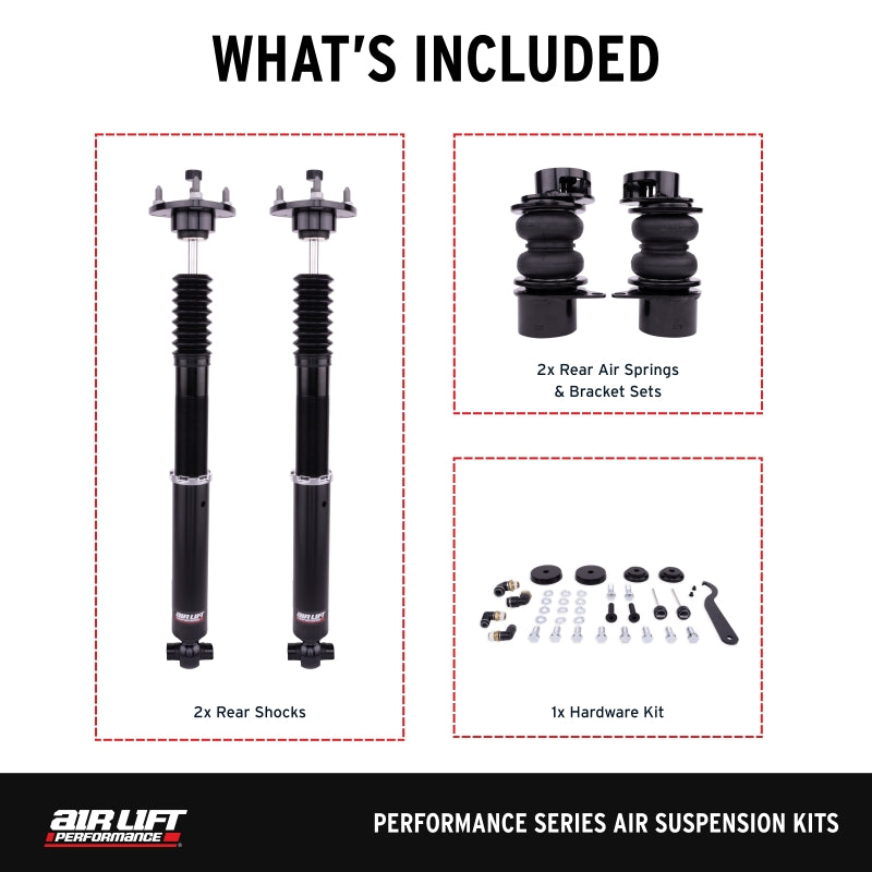 Air Lift Performance 2024 Lexus RC300/350 / 15-22 Lexus RC 350 / 13-21 Lexus GS 350 Rear Kit Air Suspension Kits Air Lift