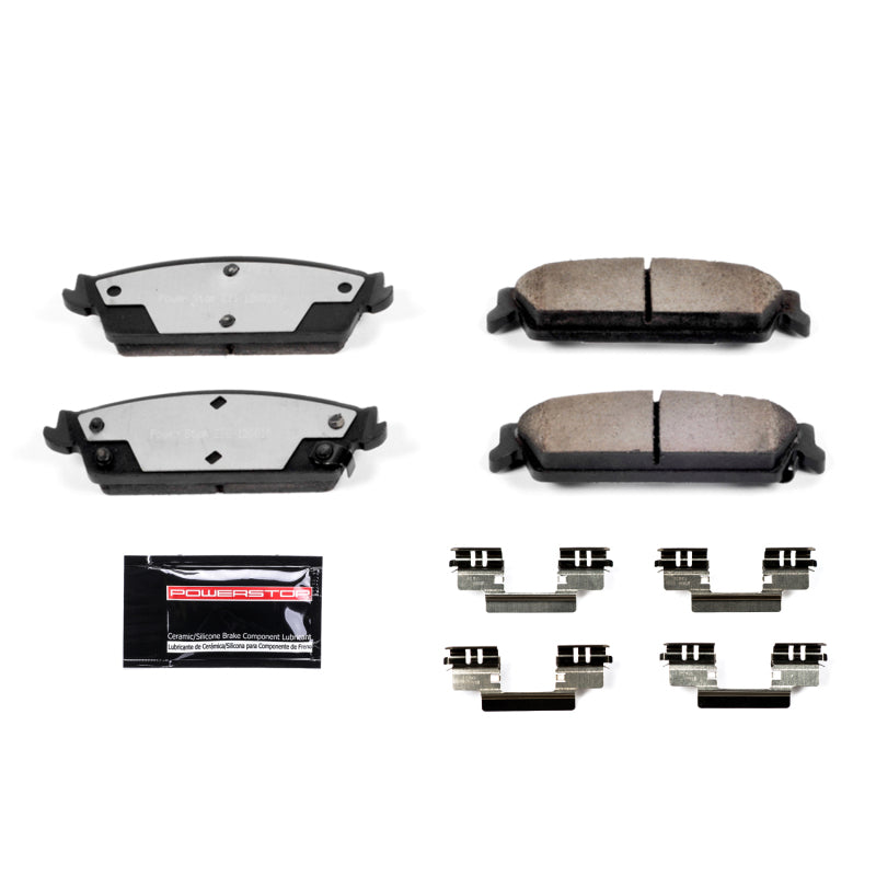 Power Stop 99-00 Cadillac Escalade Rear Z36 Truck & Tow Brake Pads w/Hardware Brake Pads - Performance PowerStop