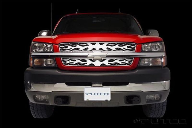 Putco 03-06 Chevrolet Avalanche w/o Body Cladding Flaming Inferno Stainless Steel Grille Grilles Putco