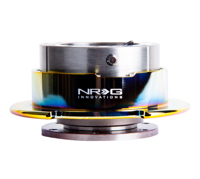 NRG Quick Release Gen 2.5 - Gunmetal Body / Neochrome Ring Quick Release Adapters NRG