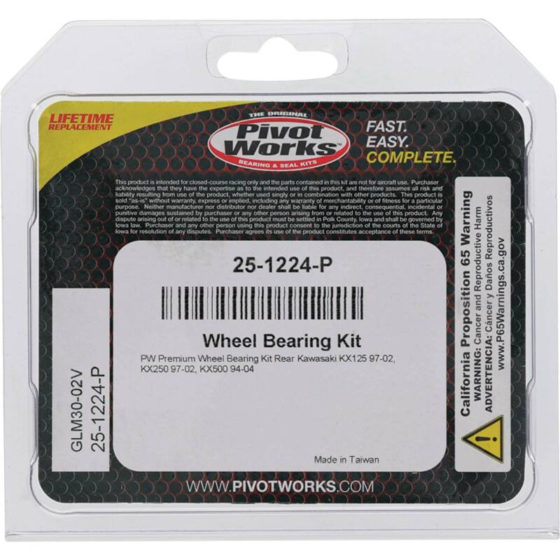 Pivot Works Premium Wheel Bearing Wheel Bearings Pivot Works