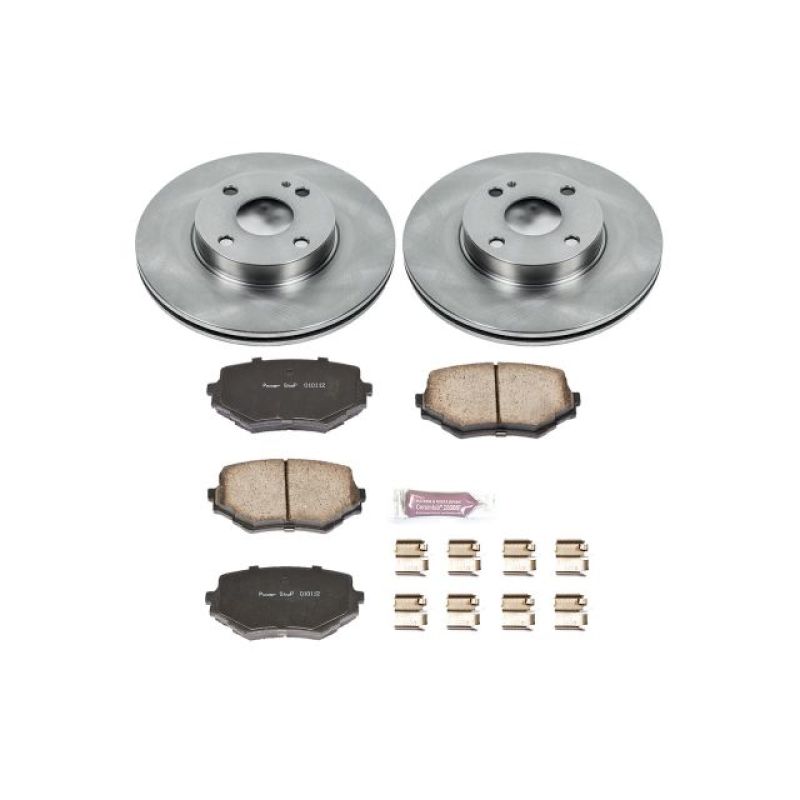Power Stop 94-97 Mazda Miata Front Autospecialty Brake Kit Brake Kits - OE PowerStop