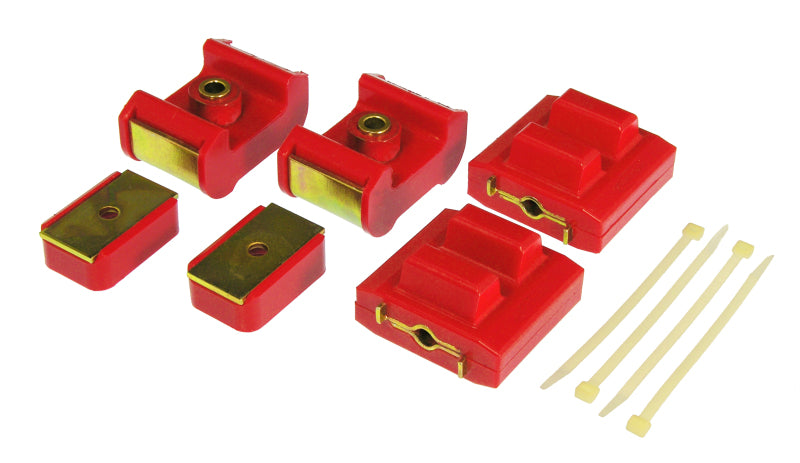 Prothane GM Motor & Trans Mount Kit - Red Bushing Kits Prothane