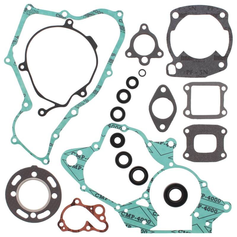 Vertex Gaskets 1985 Honda CR80R Complete Gasket Kit w/ Oil Seals Engine Hardware Vertex Pistons
