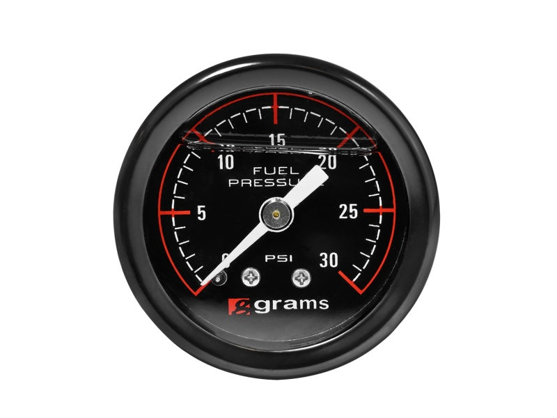 Grams Performance 0-30 PSI Fuel Pressure Gauge Gauges Grams Performance