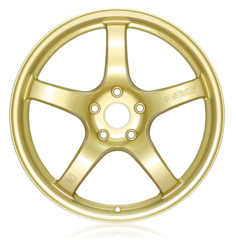 Gram Lights 57CR 17x9 +38 5x114.3 E8 Gold Wheel (Min Order Qty 20) Wheels - Cast Gram Lights