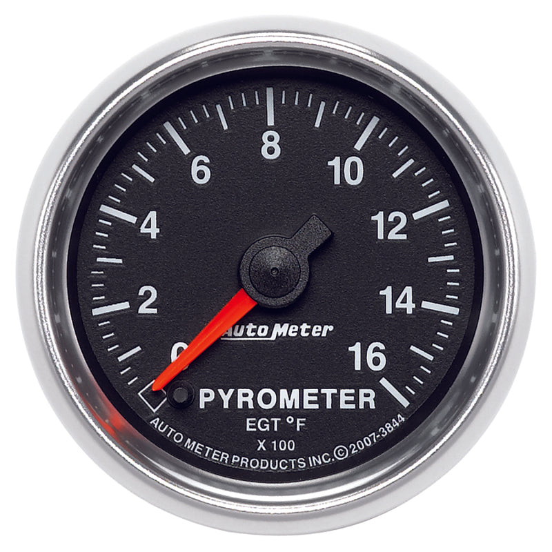 Autometer GS 0-1600 degree F Full Sweep Electronic Pyrometer Gauge Gauges AutoMeter