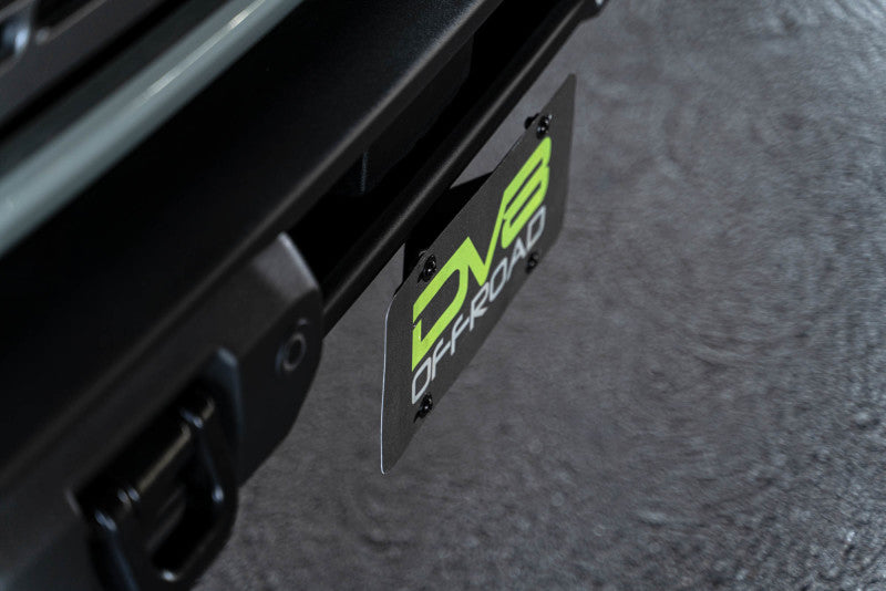 DV8 Offroad 21-23 Ford Bronco Capable Bumper Front License Plate Mount License Plate Relocation DV8 Offroad