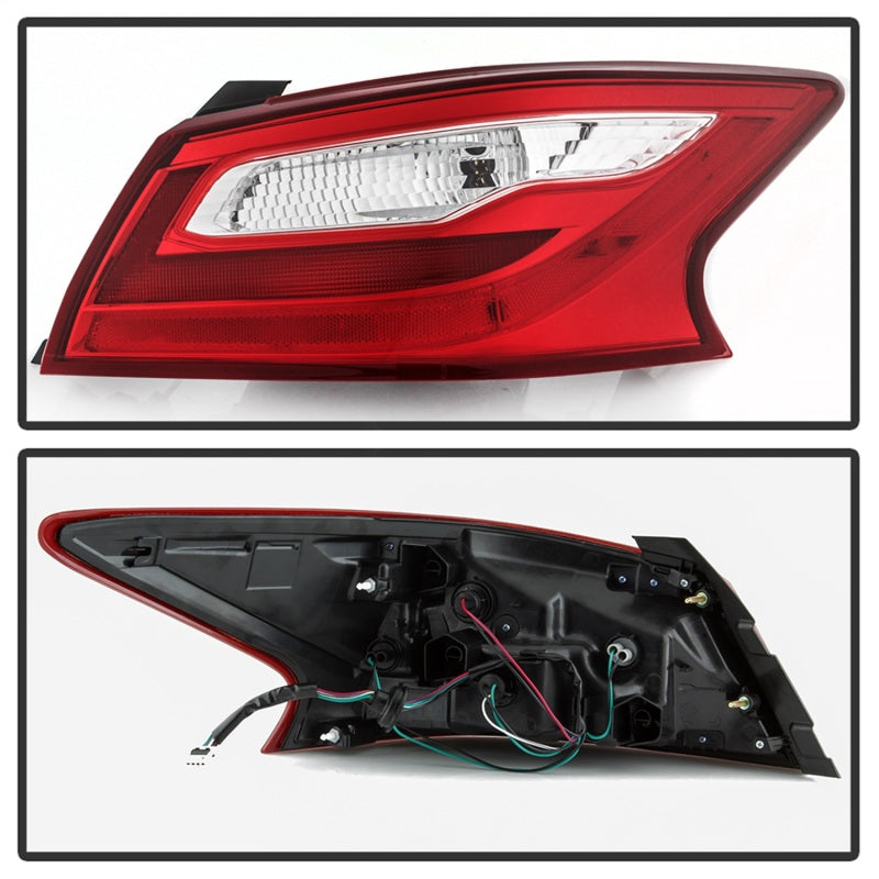 xTune 16-18 Nissan Altima 4DR Passenger Side Tail Light - OEM Outer Right (ALT-JH-NA16-4D-OE-OR) Tail Lights SPYDER