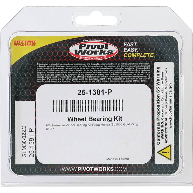 Pivot Works Premium Wheel Bearing Wheel Bearings Pivot Works