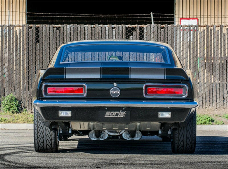 Borla CrateMuffler BBC 396/402/427 ATAK 2.5 inch ID Offset/Center 14in x 4.35in x 9in Oval Muffler Muffler Borla