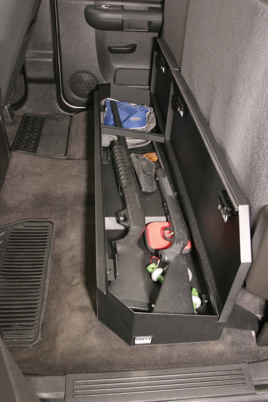 Tuffy Chevrolet Silverado & Gmc Sierra Underseat Lockbox Full Length W/ Keyed Lock For Cargo Boxes & Bags Tuffy Products
