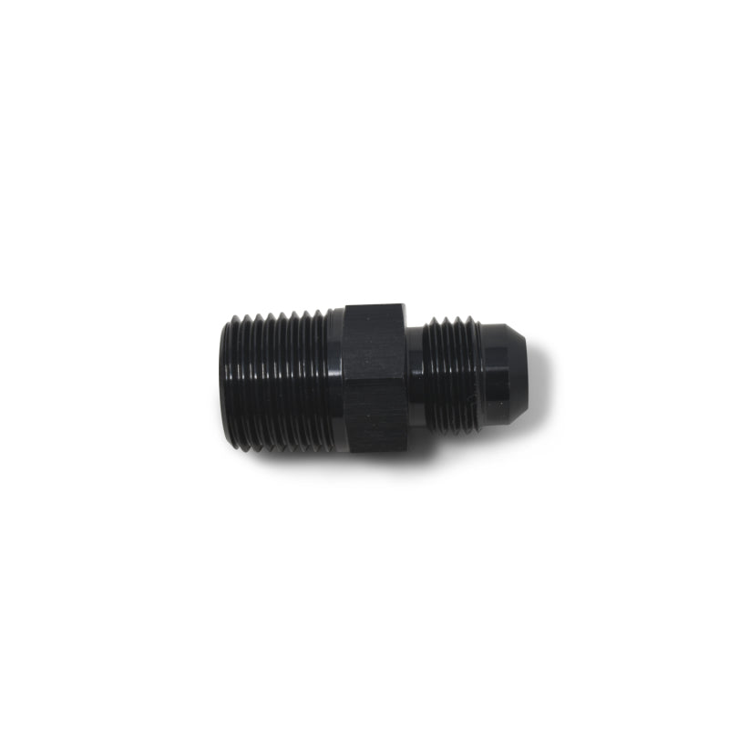 Russell Performance -4 AN to 3/8in NPT Straight Flare to Pipe (Black) Fittings Russell