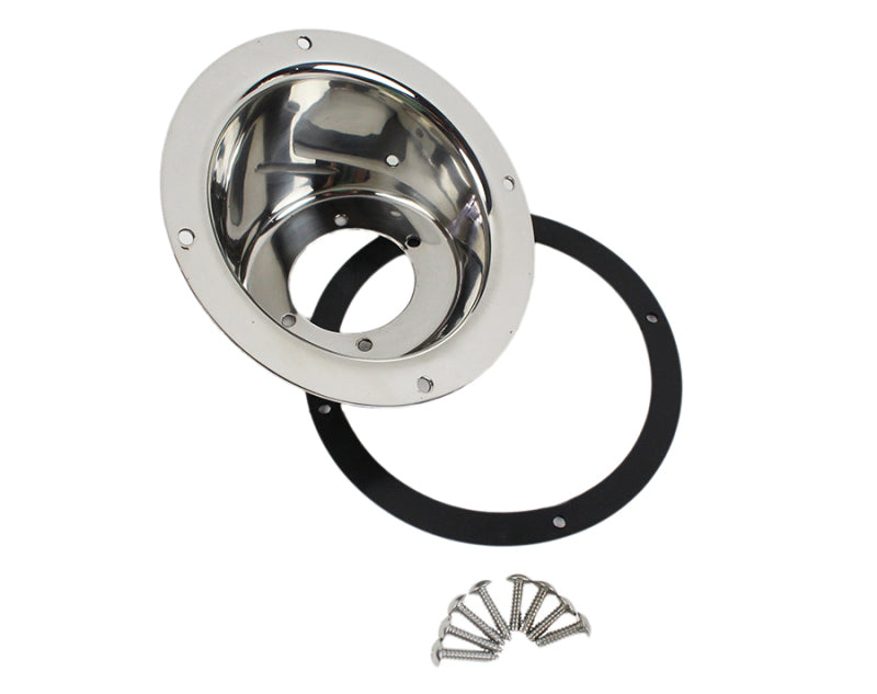 Kentrol 97-06 Jeep Wrangler TJ Gas Filler Neck - Polished Silver Filler Necks Kentrol