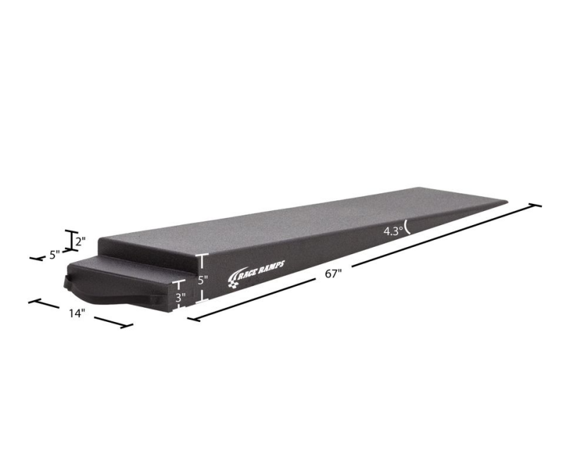 Race Ramps 5in. Trailer Ramp - 4.3 Degree Approach Angle Ramps Race Ramps