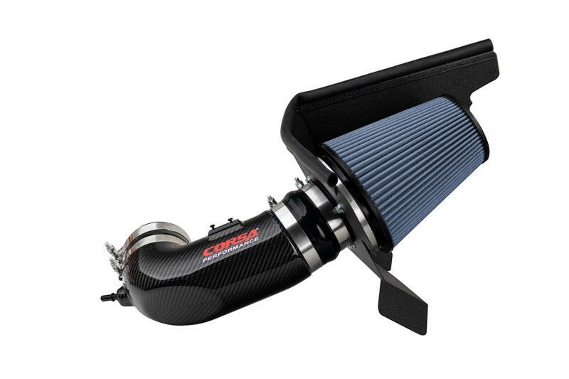 Corsa 2017-2023 Chevrolet Camaro ZL1 Carbon Fiber Air Intake w/ MaxFlow 5 Oil Filtration Cold Air Intakes CORSA Performance