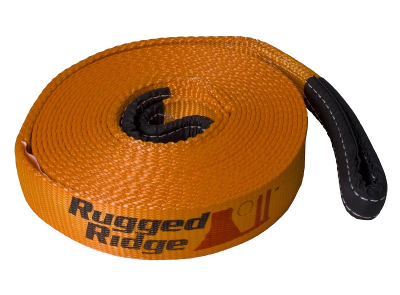 Rugged Ridge ATV/UTV Recovery Strap 1in x 15 feet Recovery Boards Rugged Ridge