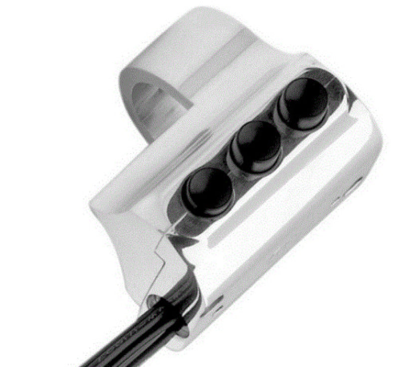 Performance Machine Switch Assy 3 Button Left Sd - Chrome Handlebars Performance Machine