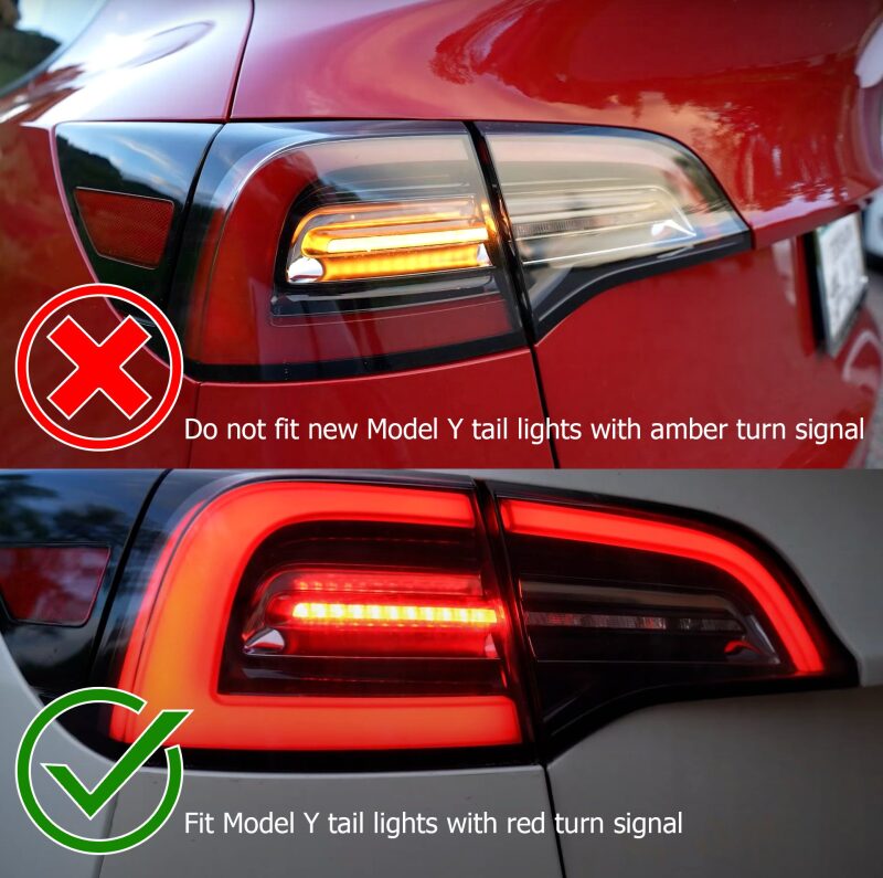 AlphaRex 17-22 Tesla Model 3 PRO-Series LED Tail Lights Jet Black w/Seq Sig Tail Lights AlphaRex