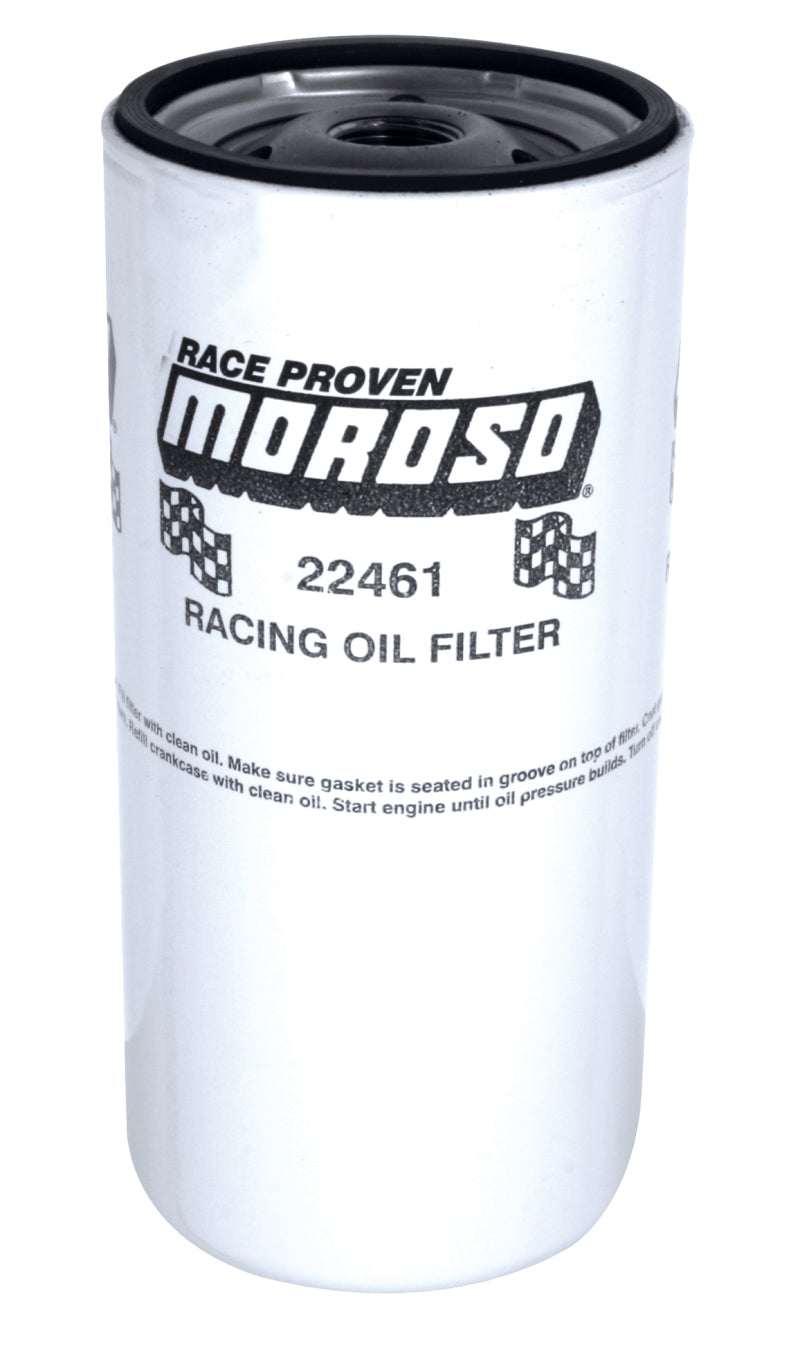 Moroso Chevrolet 13/16in Thread 8in Tall Oil Filter - Racing Oil Filters Moroso