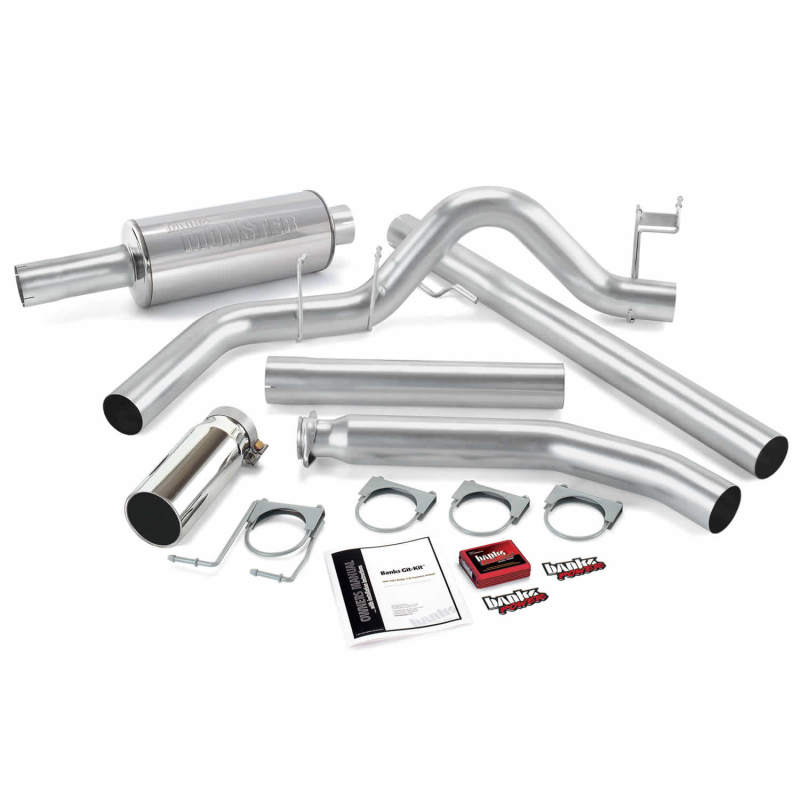 Banks Power 01 Dodge 5.9L Std Cab Git-Kit - SS Single Exhaust w/ Chrome Tip Performance Packages Banks Power