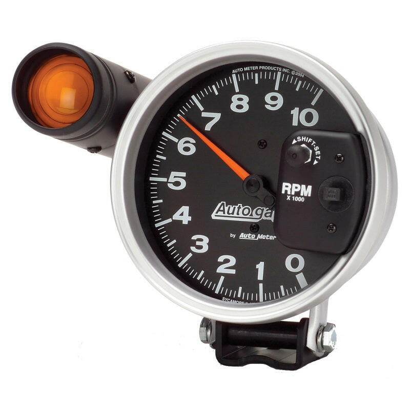 Autometer 5 inch 10,000 RPM Monster Shift Lite Pedestal Tachometer Gauges AutoMeter