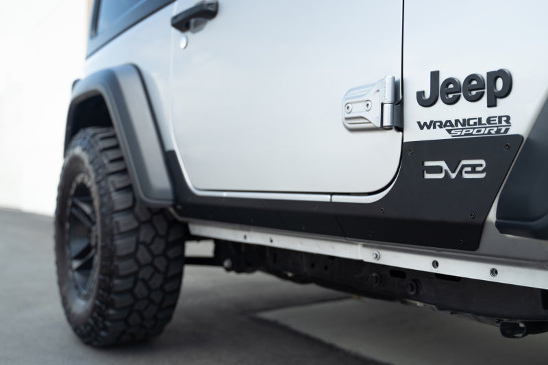 DV8 Offroad 18-23 Jeep Wrangler JL Rock Skins (2 Door Only) Body Armor & Rock Rails DV8 Offroad