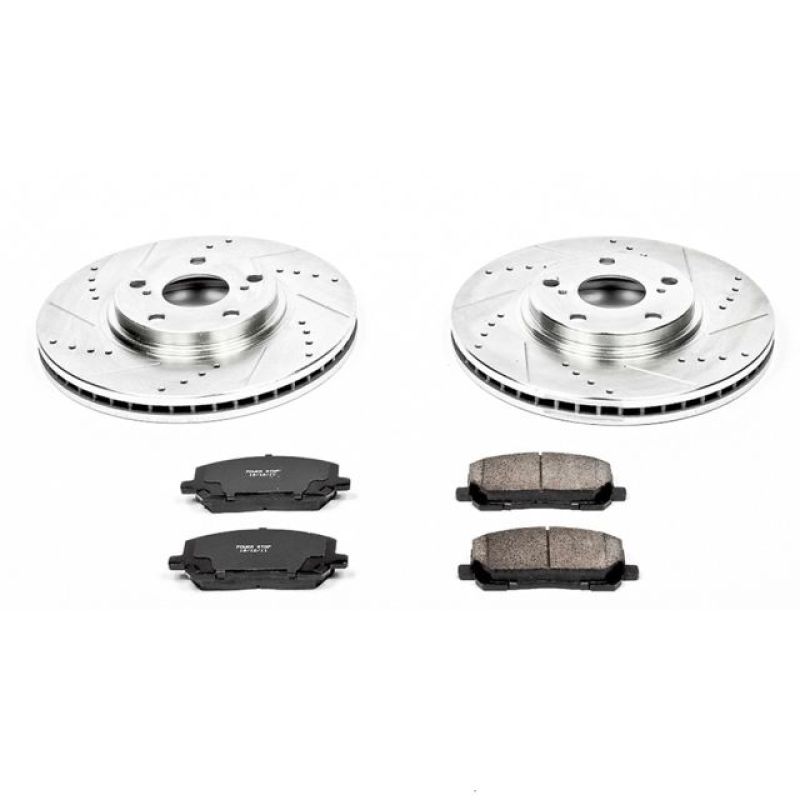 Power Stop 01-07 Toyota Highlander Front Z23 Evolution Sport Brake Kit Brake Kits - Performance D&S PowerStop