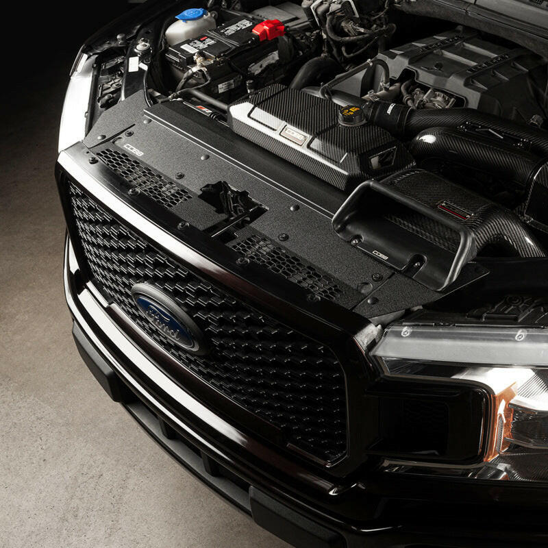 Cobb 18-20 Ford F-150 Eco Boost 3.5L/2.7L Radiator Shroud - Wrinkle Black Radiator Shrouds COBB